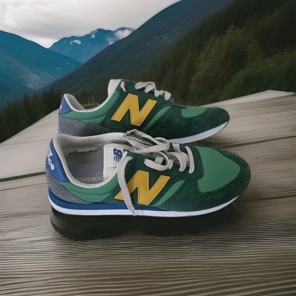 NEW BALANCE SNEAKER RETRO UL420VD2 GREENYELLOW Colorway MENS SIZE 10D NWOB
